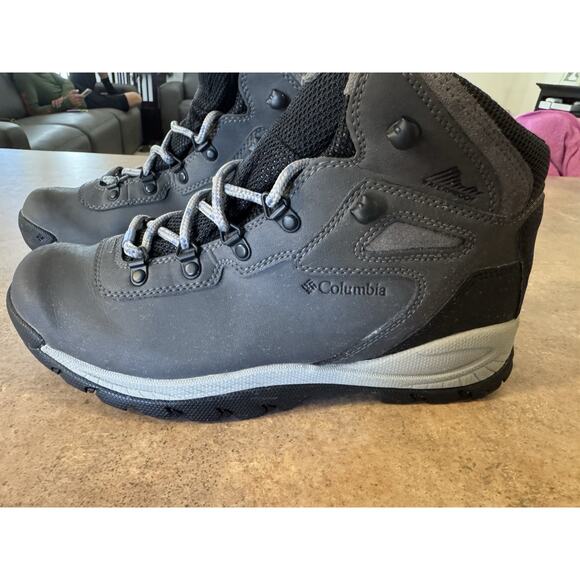 Columbia Newton Ridge Plus Waterproof Hiking Boots Charcoal Women's Size 9.5 - Picture 5 of 11